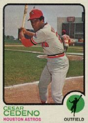 1973 Topps Baseball Cards      290     Cesar Cedeno
